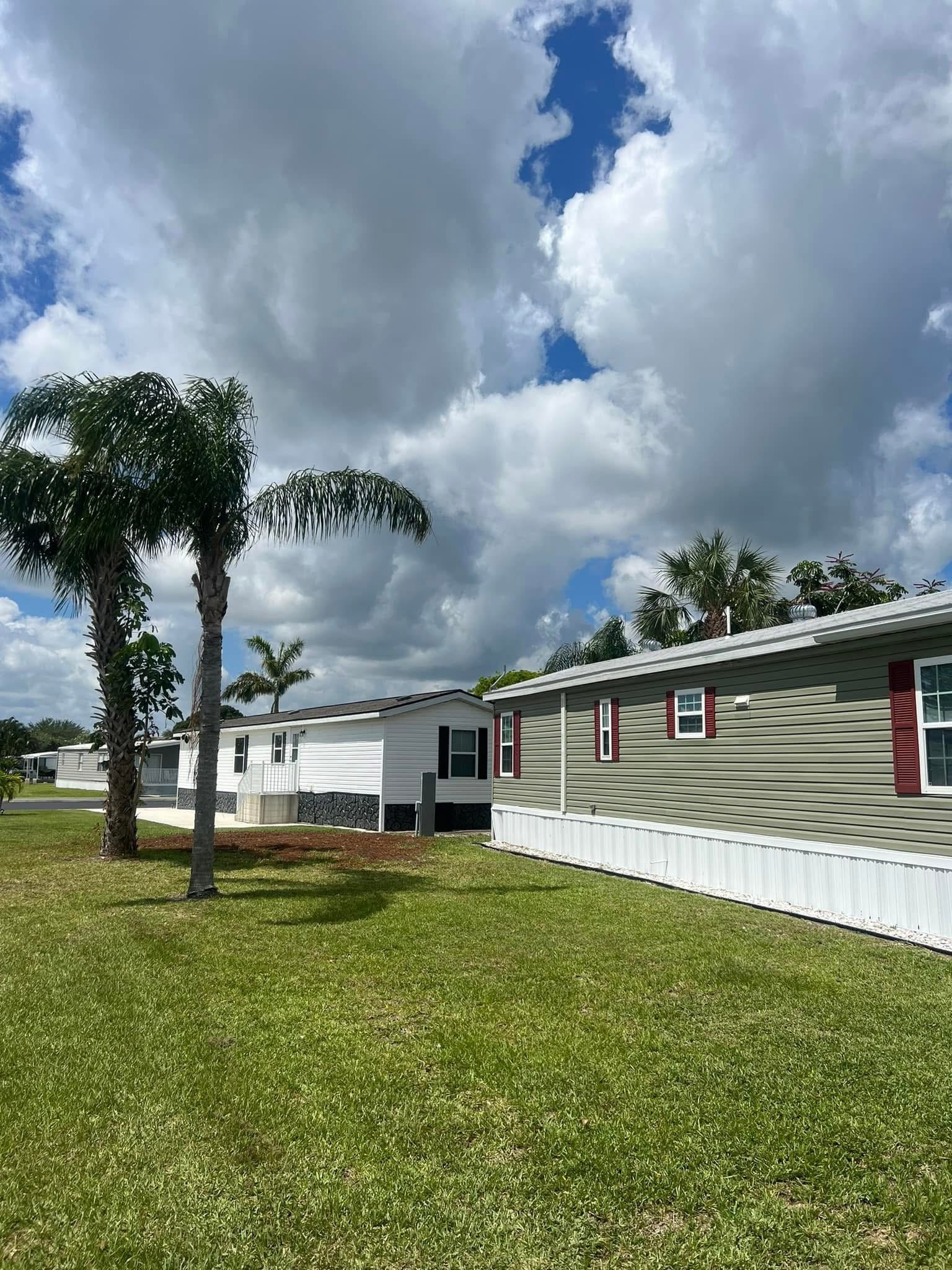 After: Large Oak Removal — Mobile Home Community